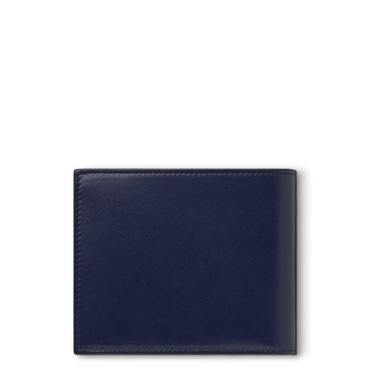 Montblanc portafoglio con porta monete 4CC Meisterstück Ink Blue 131934