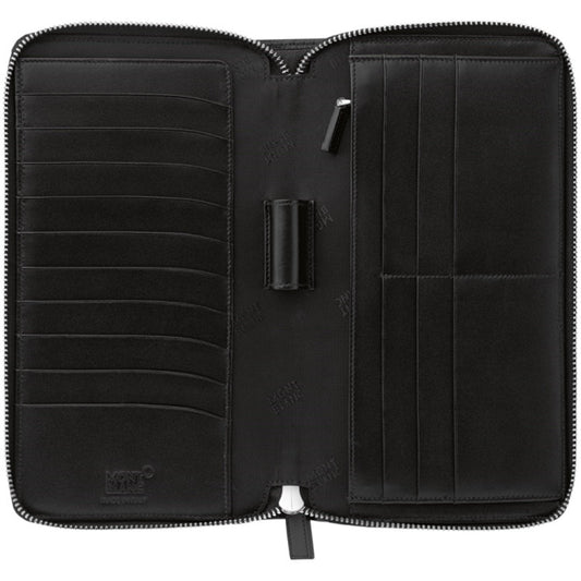 Montblanc portafoglio da viaggio Meisterstuck 16CC con zip 114534
