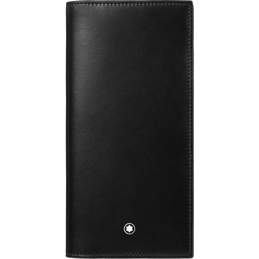 Montblanc portafoglio lungo 15 scomparti Meisterstück nero 129680