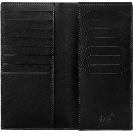 Montblanc portafoglio lungo 15 scomparti Meisterstück nero 129680