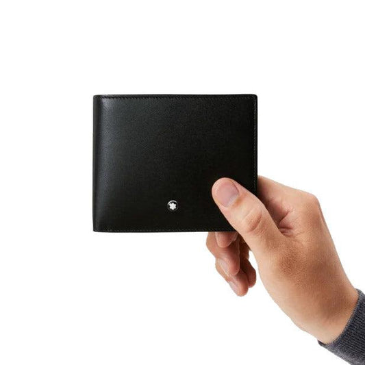 Montblanc Portafoglio Meisterstück 10 scomparti con portamonete nero 5524 nuova referenza 198315