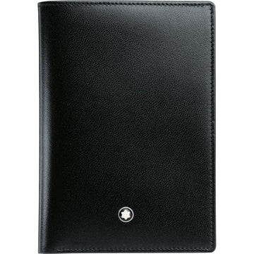 Montblanc portafoglio Meisterstück 4 scomparti nero 11987