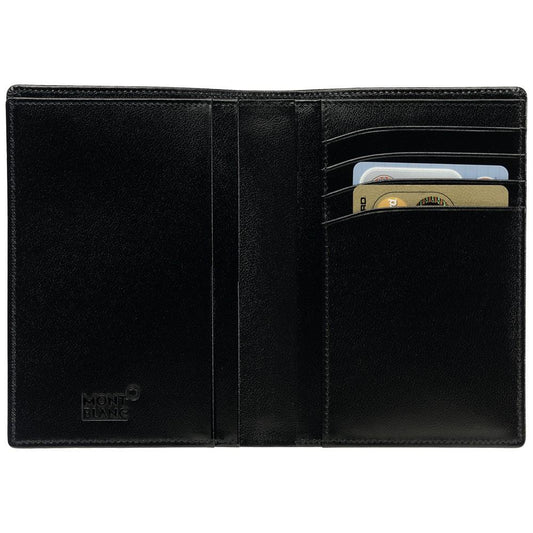 Montblanc portafoglio Meisterstück 4 scomparti nero 11987