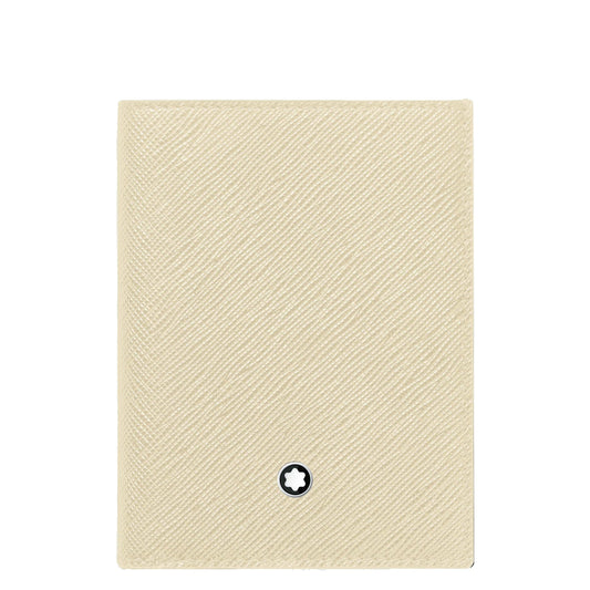 Montblanc portafoglio mini 4 scomparti Montblanc Sartorial avorio 130837