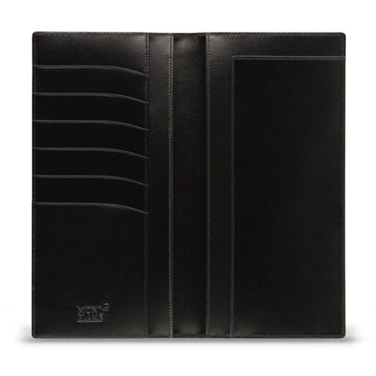 Montblanc portafoglio verticale 6 scomparti Meisterstück nero 35790