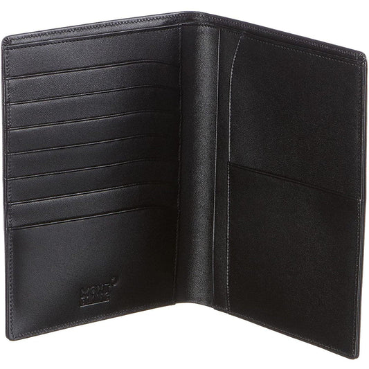 Montblanc portafoglio verticale 7 scomparti Meisterstück nero 14094
