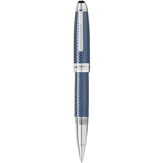Montblanc roller Meisterstück Glacier Solitaire blu 129408