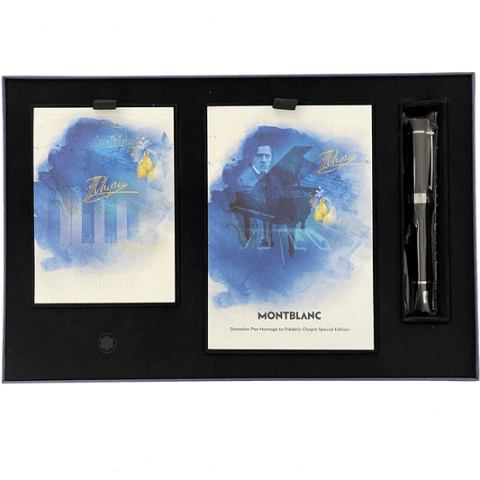 Montblanc stilografica Donation Pen Set Frederic Chopin punta M + blocco note 127640