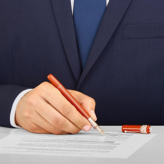 Montblanc stilografica Heritage collection Rouge Et Noir Spider Metamorphosis Edizione Speciale Corallo punta F 118201