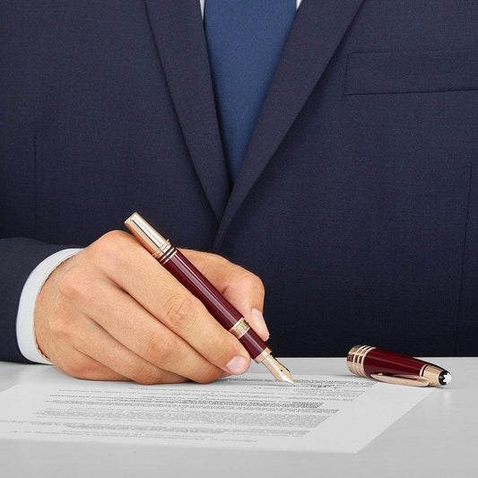 Montblanc stilografica John F. Kennedy Edizione Speciale Bordeaux punta F 118050