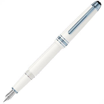 Montblanc stilografica Meisterstück Glacier Classique bianca punta F 129398