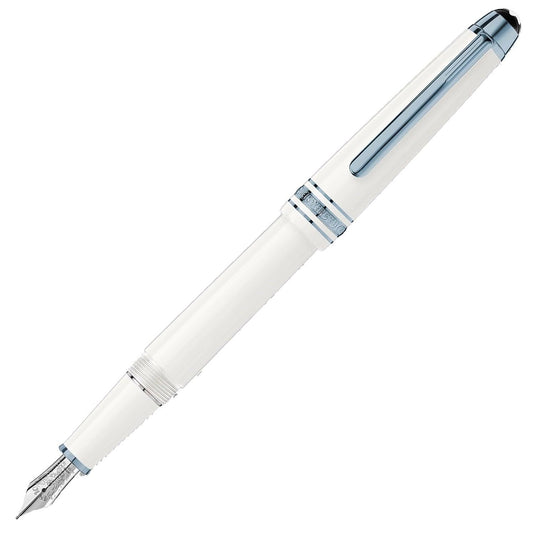 Montblanc stilografica Meisterstück Glacier Classique bianca punta M 129399