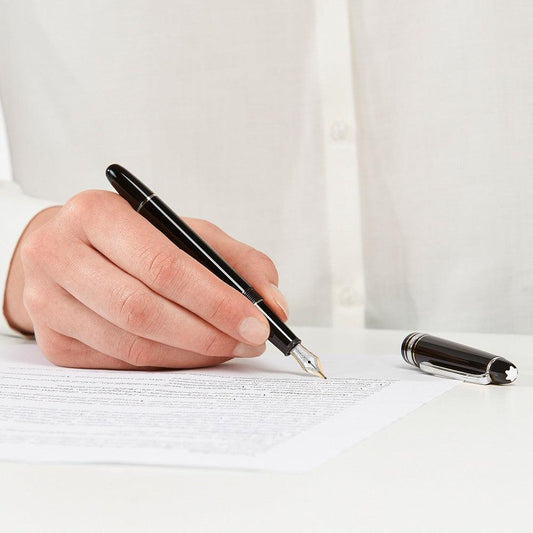 Montblanc stilografica Meisterstück Platinum Classique punta F 106521