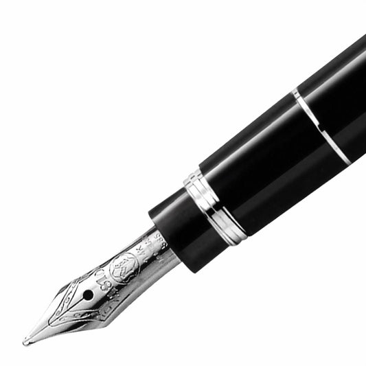 Montblanc stilografica Meisterstuck Platinum Hommage a W.A. Mozart punta F 107705