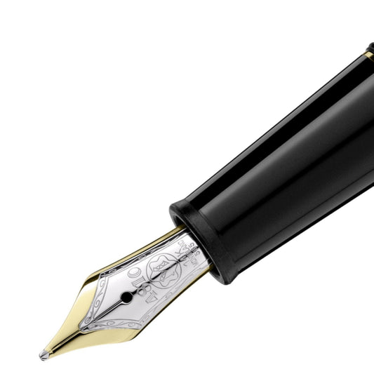 Montblanc stilografica Meisterstück platinum punta M 106522 nuova referenza 132468