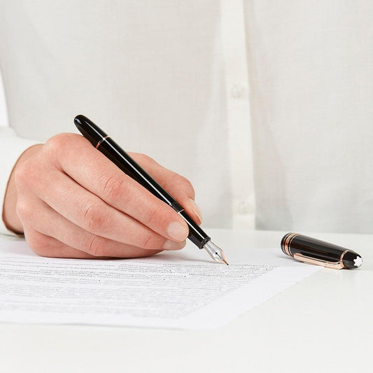 Montblanc stilografica Meisterstück Red Gold Coated 132485