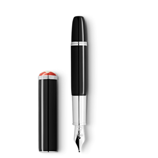 Montblanc stilografica Montblanc Heritage Rouge et Noir Baby edizione speciale nero punta F 127800