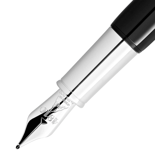 Montblanc stilografica Montblanc Heritage Rouge et Noir Baby edizione speciale nero punta F 127800