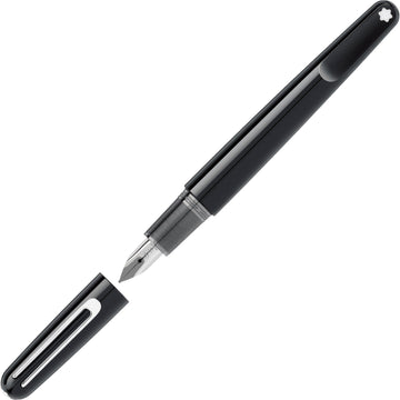 Montblanc stilografica Montblanc M nero punta F 117146
