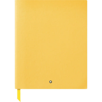 Montblanc taccuino blocco note 149 a righe giallo senape 125881