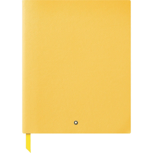 Montblanc taccuino blocco note 149 a righe giallo senape 125881