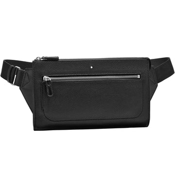 Montblanc zaino marsupio a tracolla Meisterstück Soft Grain nero 126237