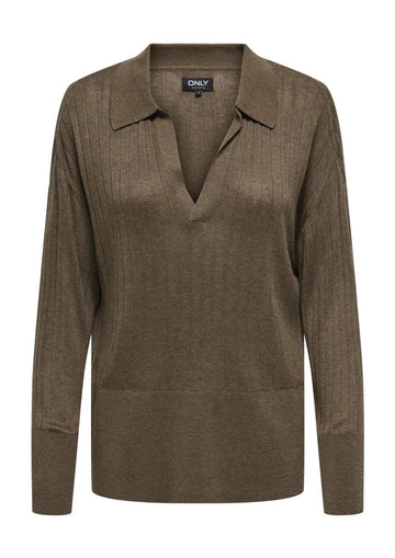 Pullover Donna Only Tara Marrone 15350701 Cub Melange ONLY 