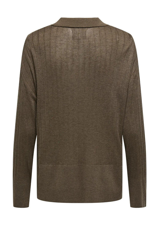 Pullover Donna Only Tara Marrone 15350701 Cub Melange ONLY 