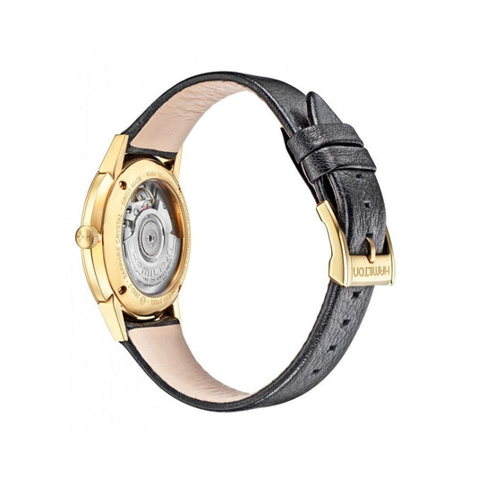 Hamilton American Classic H38475751 – Automatico vintage con quadrante argento e cassa in PVD giallo