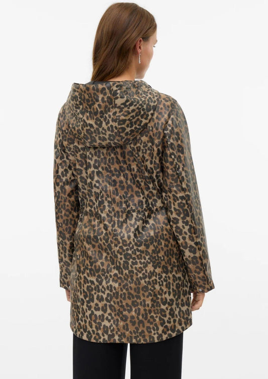 Vero Moda Giubbino Donna Malou Marrone Animalier