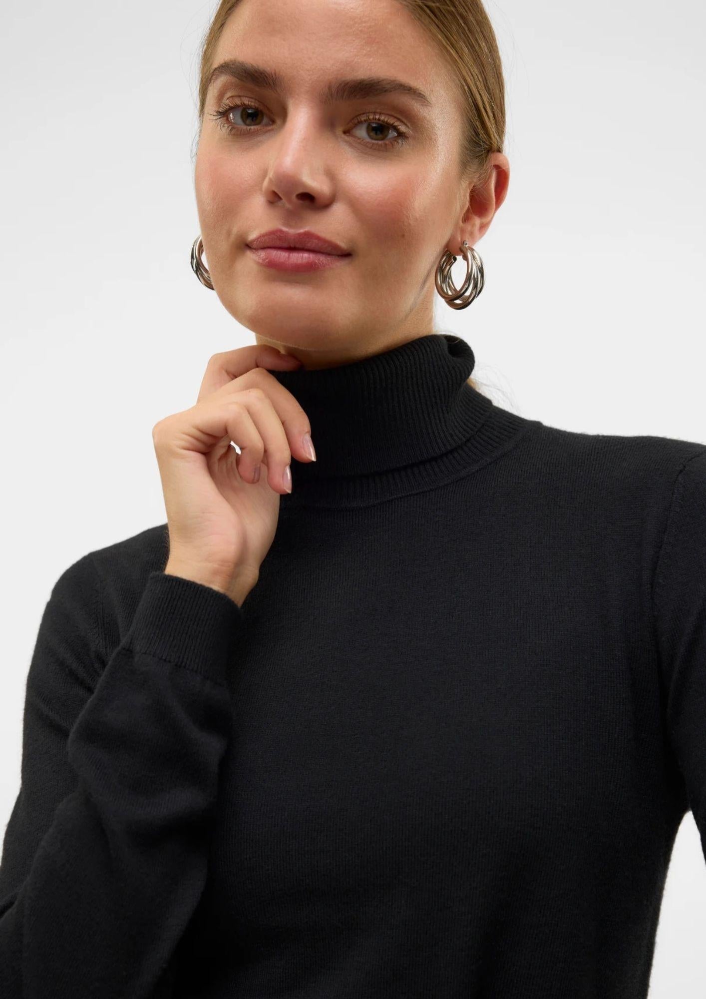 Vero Moda Pullover Donna Iris Nero - Santangelo