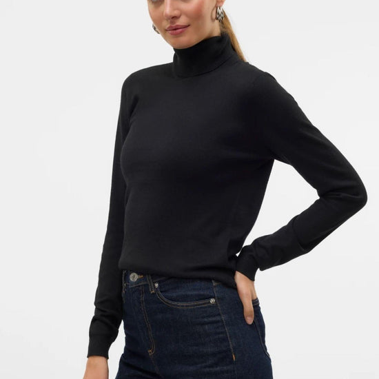 Vero Moda Pullover Donna Iris Nero - Santangelo