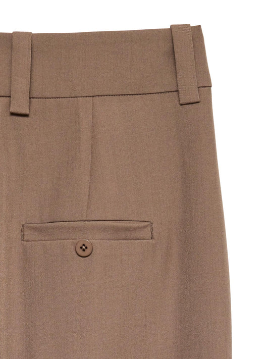 ALESSIA High-Waisted Women's Pants in Pine Bark