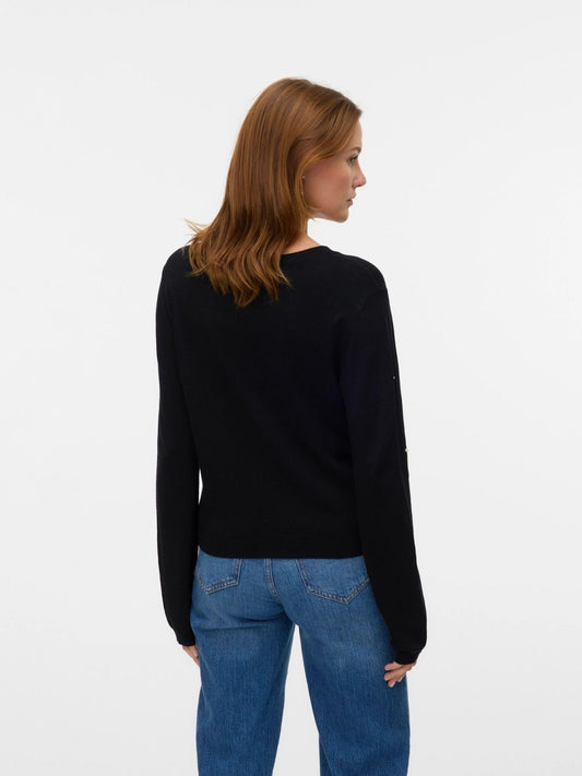 Vero Moda VMGLORY Pullover Donna Nero