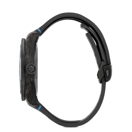 Montblanc orologio 1858 Geosphere Carbo₂ 0 Oxygen edizione limitata 1969 pezzi 43mm nero automatico 132300