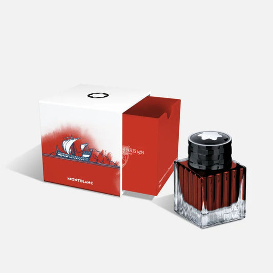 Montblanc Ink Bottle 50ml Meisterstück x Olympic Heritage Paris 1924 Red 132952