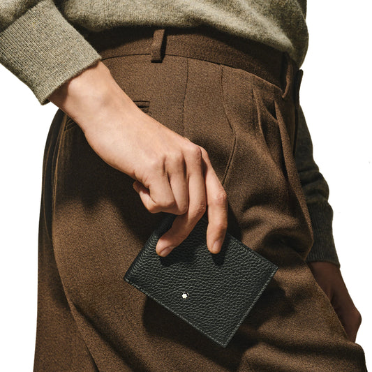 Montblanc portafoglio 6cc nero 220198