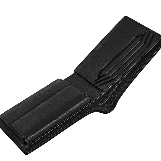 Montblanc portafoglio con portamonete 4 scomparti nero 220217