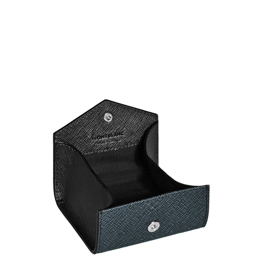 Montblanc portamonete Sartorial tweed blu 220348