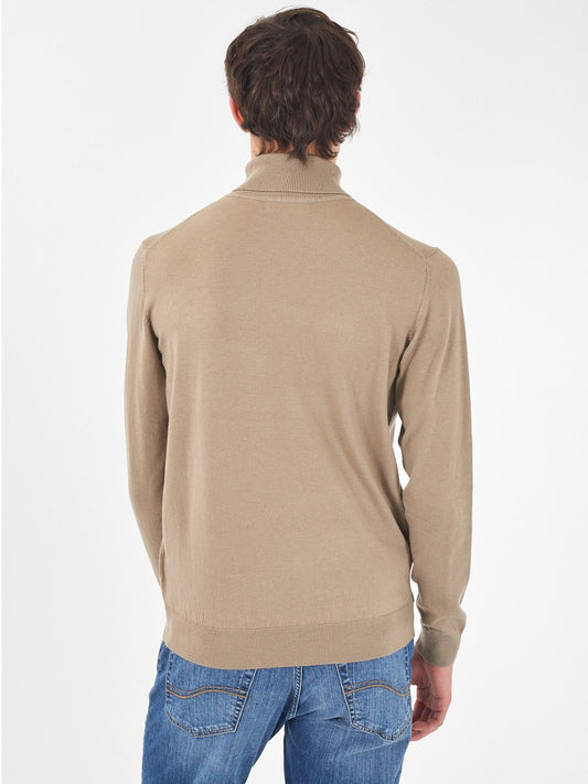 Maglia Dolcevita Uomo Fango
