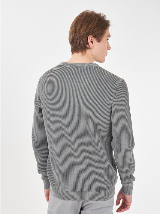 Maglia Girocollo Uomo Grigio chiaro